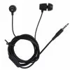 Paris Prix Écouteurs Kit-Mains Libres Rubber 120cm Noir