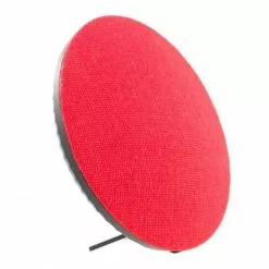 Amahousse Enceinte Bluetooth Design Ronde Façade En Tissu Rouge 3W