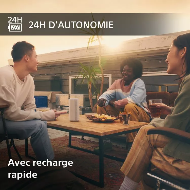 SONY Enceinte Portable XE 300 - Gris Clair 4 SONY Enceinte Portable XE 300 - Gris Clair – Image 4