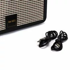 Paris Prix Enceinte Sans Fil Vintage 28cm Noir -Casque, écouteurs Soldes B2CD 1334