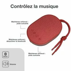 ESSENTIEL B Enceinte Portable SB30 Rouge -Casque, écouteurs Soldes B2CD 1380