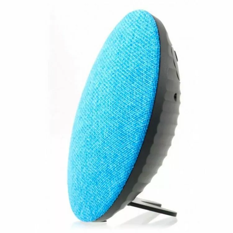 Amahousse Enceinte Bluetooth Design Ronde Façade En Tissu Bleu 3W 4 Amahousse Enceinte Bluetooth Design Ronde Façade En Tissu Bleu 3W – Image 4