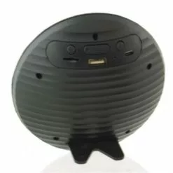 Amahousse Enceinte Bluetooth Design Ronde Façade En Tissu Noir 3W -Casque, écouteurs Soldes B2CD 1424