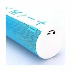 Amahousse Enceinte Bluetooth 3.0 Design Booster Bleue Et Blanche -Casque, écouteurs Soldes B2CD 1431