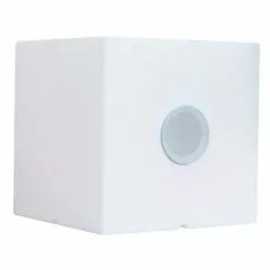 Lumisky Cube Lumineux Enceinte Bluetooth CARRY PLAY Blanc Polyéthylène H40CM