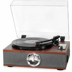 VICTROLA Platine Vinyle VTA-60 - Coloris Bois/gris