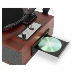VICTROLA Platine Vinyle VTA-60 - Coloris Bois/gris -Casque, écouteurs Soldes B2CD 1638