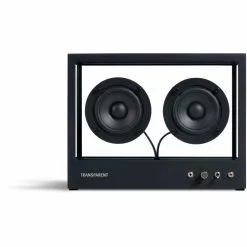 TRANSPARENT Enceinte Résidentielle Speaker Small Noire