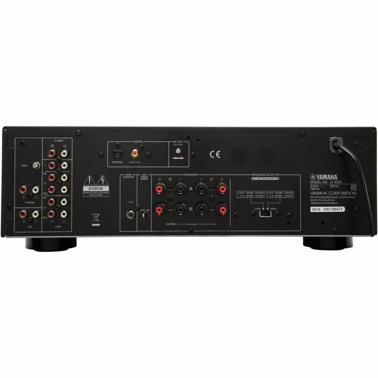 Yamaha Amplificateur HiFi AS301 NOIR 2 Yamaha Amplificateur HiFi AS301 NOIR – Image 2