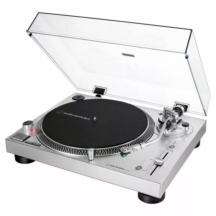 Audio-technica AUDIO TECHNICA Platine Vinyle AT LP120XUSBSV - Gris Argenté 4 Audio-technica AUDIO TECHNICA Platine Vinyle AT LP120XUSBSV - Gris Argenté – Image 4
