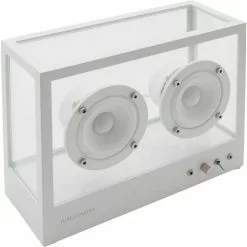 TRANSPARENT Enceinte Résidentielle Speaker Small Blanche