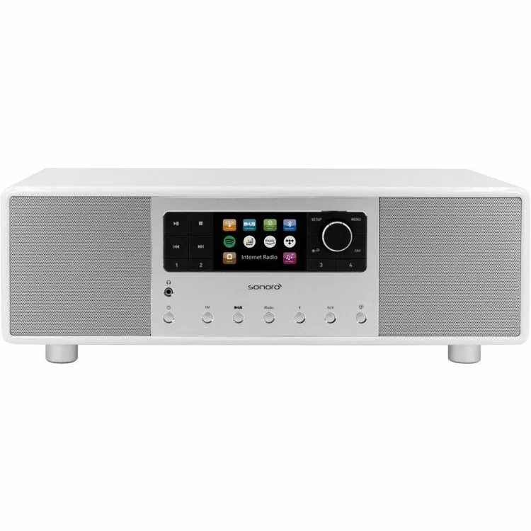 SONORO Chaîne HiFi PRIMUS Blanc (brillant) 1 SONORO Chaîne HiFi PRIMUS Blanc (brillant)