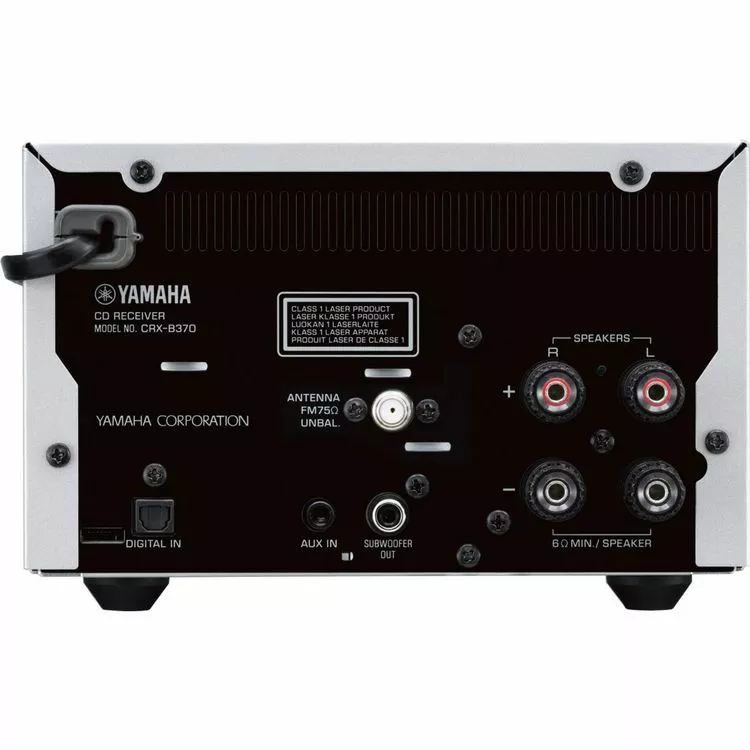 Yamaha Chaîne HiFi MCR-B370D BLPB Noir 2 Yamaha Chaîne HiFi MCR-B370D BLPB Noir – Image 2