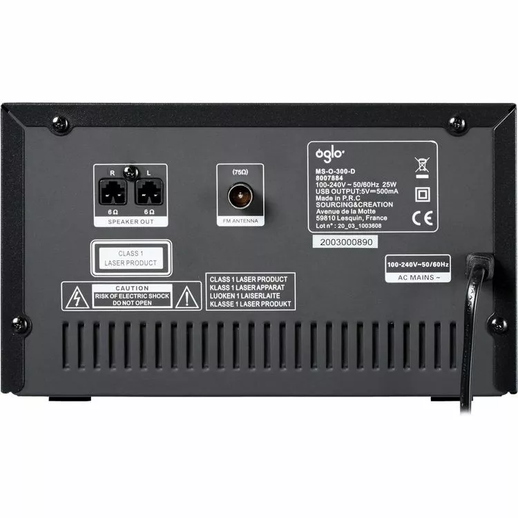OGLO# Chaîne HiFi MS-O-300-D 2 OGLO# Chaîne HiFi MS-O-300-D – Image 2
