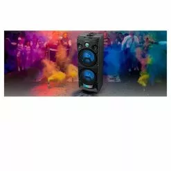 MUSE Enceinte 3-1935 DJ - Noir - Bluetooth 4.2 - Coffrage En Bois - Micro & Télécommande Inclus -Casque, écouteurs Soldes B2CD 2382