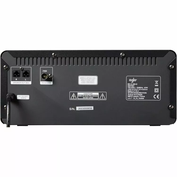 OGLO# Chaîne HiFi MS-O-400-D 2 OGLO# Chaîne HiFi MS-O-400-D – Image 2