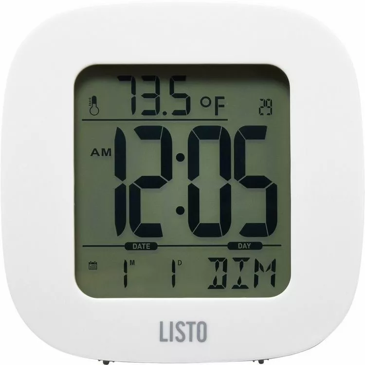 Listo Réveil De Voyage RVL-501 Blanc 1 Listo Réveil De Voyage RVL-501 Blanc