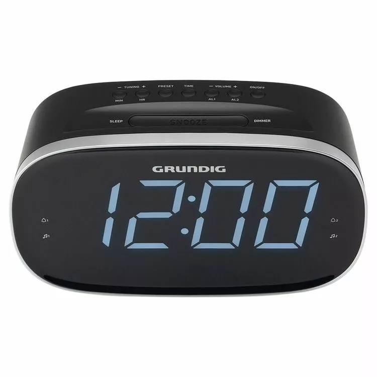 GRUNDIG Radio Réveil - Noir - SCN340 1 GRUNDIG Radio Réveil - Noir - SCN340