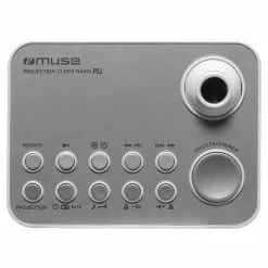 MUSE Radio-réveil Avec Projection De L'heure - Blanc - M-178 PW -Casque, écouteurs Soldes B2CD 2496