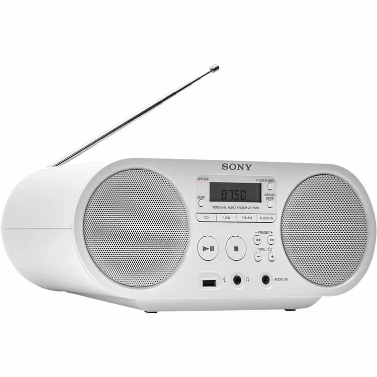 SONY Radio CD ZS-PS50 Blanc 1 SONY Radio CD ZS-PS50 Blanc