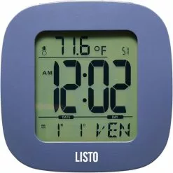 Listo Réveil De Voyage RVL-501 Bleu