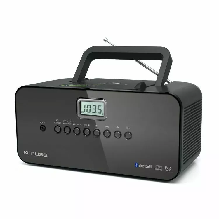 MUSE Radio CD Portable Bluetooth - Noir - M-22 BT 1 MUSE Radio CD Portable Bluetooth - Noir - M-22 BT