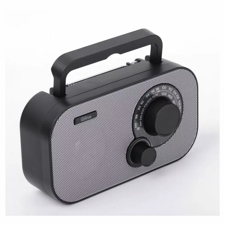 QILIVE Radio Portable Analogique - Gris - Q.1548 1 QILIVE Radio Portable Analogique - Gris - Q.1548