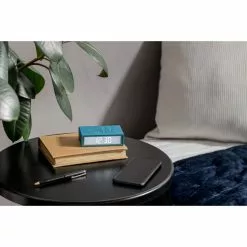 LEXON Réveil Flip+ Rubber Bleu Canard -Casque, écouteurs Soldes B2CD 2717