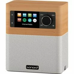 SONORO Radio Réveil Stream Erable -Casque, écouteurs Soldes B2CD 2788