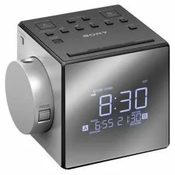 SONY Radio Réveil - Gris - ICF-C1PJ