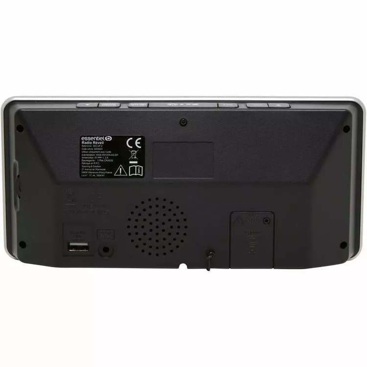 ESSENTIEL B Radio Réveil Big Up II 2 ESSENTIEL B Radio Réveil Big Up II – Image 2
