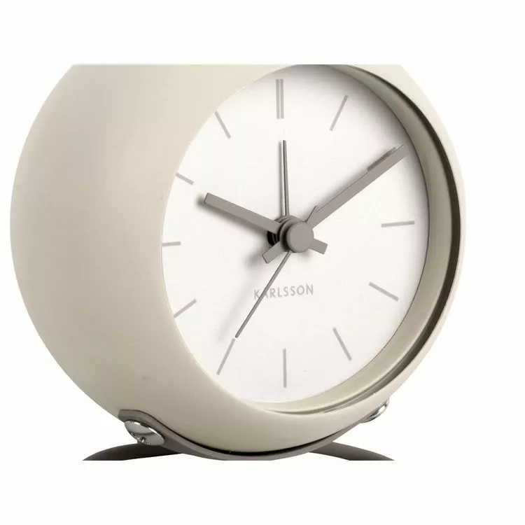 Karlsson Réveil Nirvana Globe - Ivoire/Gris 3 Karlsson Réveil Nirvana Globe - Ivoire/Gris – Image 3