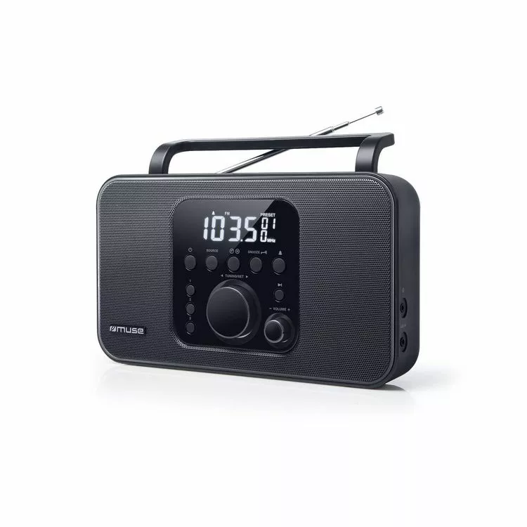 MUSE Radio Portable Analogique - Noir - M-091R 4 MUSE Radio Portable Analogique - Noir - M-091R – Image 4