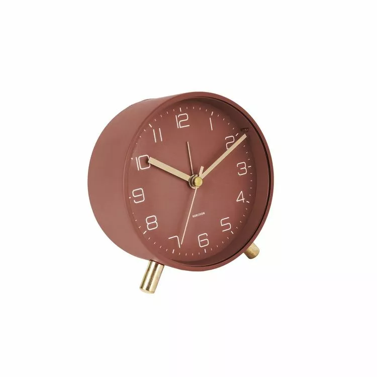 Karlsson Horloge Réveil En Métal Lofty - Diam. 11 Cm - Rouge 1 Karlsson Horloge Réveil En Métal Lofty - Diam. 11 Cm - Rouge
