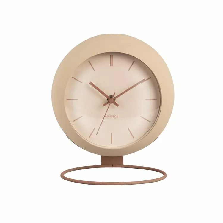 Karlsson Horloge à Poser Nirvana Globe - Beige 1 Karlsson Horloge à Poser Nirvana Globe - Beige