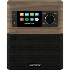 SONORO Radio Réveil Stream Noyer