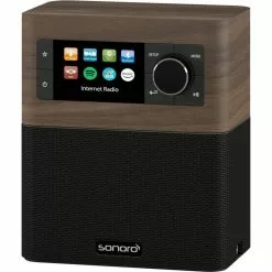 SONORO Radio Réveil Stream Noyer -Casque, écouteurs Soldes B2CD 2884