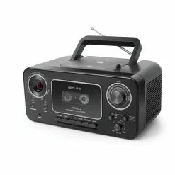 MUSE Radio CD Enregistreur De Cassette - Noir- M-182 RDC