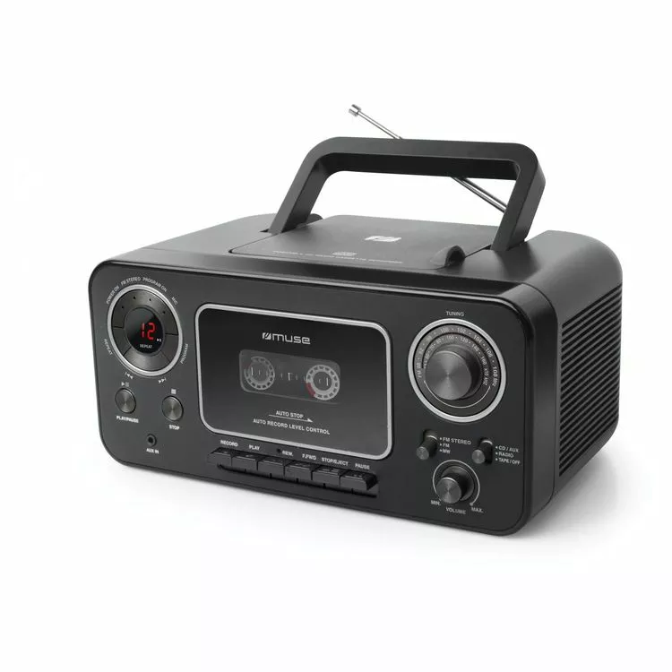 MUSE Radio CD Enregistreur De Cassette - Noir- M-182 RDC 1 MUSE Radio CD Enregistreur De Cassette - Noir- M-182 RDC