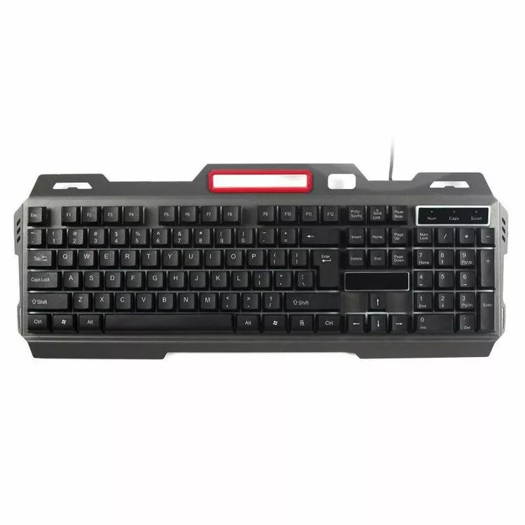 Paris Prix Clavier Led Gamer Support Téléphone 18cm Gris 2 Paris Prix Clavier Led Gamer Support Téléphone 18cm Gris – Image 2