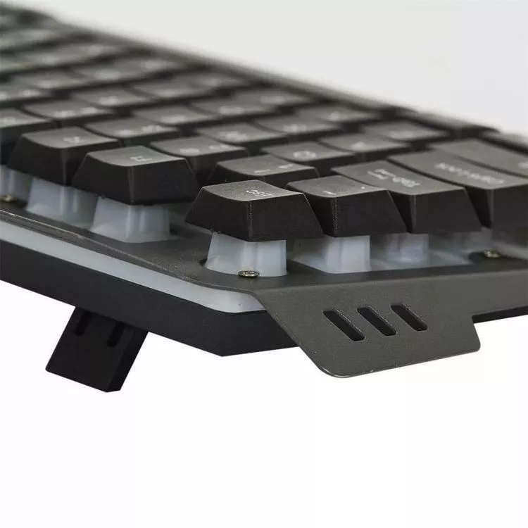 Paris Prix Clavier Led Gamer Support Téléphone 18cm Gris 5 Paris Prix Clavier Led Gamer Support Téléphone 18cm Gris – Image 5