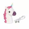 Paris Prix Batterie De Secours Externe Licorne 13cm Blanc