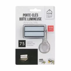 Paris Prix Porte-Clés Boîte Lumineuse 75 Lettres 11cm Noir -Casque, écouteurs Soldes B2CD 3017