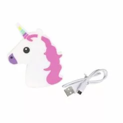 Paris Prix Chargeur à Induction Licorne 10cm Blanc & Rose