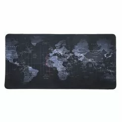 Paris Prix Tapis De Souris XL Mappemonde 30x60cm Noir