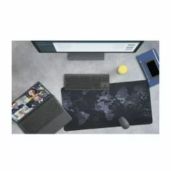 Paris Prix Tapis De Souris XL Mappemonde 30x60cm Noir -Casque, écouteurs Soldes B2CD 3054