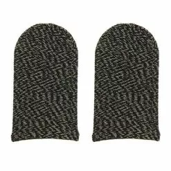 Paris Prix Lot De 2 Gants De Doigt Pour Écran Tactile 4cm Noir