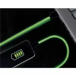 Paris Prix Câble IPhone Phosphorescent 200cm Vert -Casque, écouteurs Soldes B2CD 3094