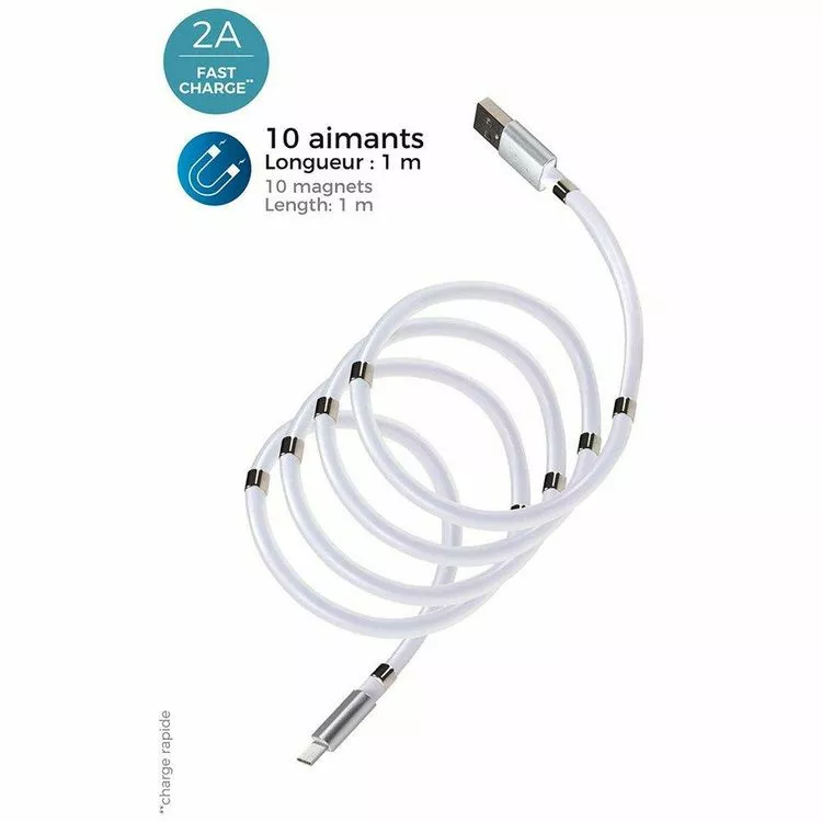 Be Mix Câble Magnétique Charge Rapide Et Synchronisation USB Type C 3 Be Mix Câble Magnétique Charge Rapide Et Synchronisation USB Type C – Image 3
