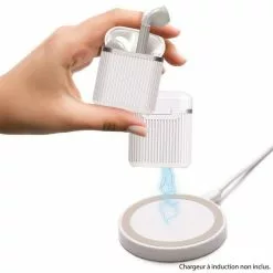 Paris Prix Écouteurs Sans Fils Earbox Power 17cm Blanc -Casque, écouteurs Soldes B2CD 818